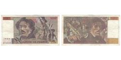 World Coins - France, 100 Francs, Delacroix, 1990, R.139, VF(20-25), Fayette:69bis1a, KM:154e