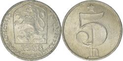 World Coins - Coin, Czechoslovakia, 5 Haleru, 1988