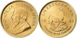 World Coins - Coin, South Africa, 1/4 Krugerrand, 1982, MS(65-70), Gold, KM:106