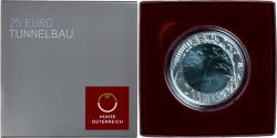 World Coins - Austria, 25 Euro, Tunneling, 2013, Vienna, , Bi-Metallic, KM:3217