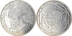 World Coins - France, 10 Euro, Provence-Alpes-Cote d'Azur, 2011, , Silver, KM:1749