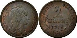 World Coins - Coin, France, Dupuis, 2 Centimes, 1913, Paris, , Bronze, KM:841