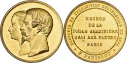 World Coins - France, Medal, Napoléon III, La Belle Jardinière, Exposition Universelle