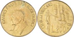 World Coins - Coin, VATICAN CITY, John Paul II, 200 Lire, 1991, , Aluminum-Bronze