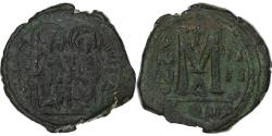 Ancient Coins - Justin II et Sophie, Follis, 568-569, Constantinople, Bronze,