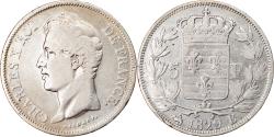 World Coins - Coin, France, Charles X, 5 Francs, 1829, Rouen, , Silver, KM:728.2