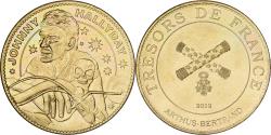 World Coins - France, Token, Musée Grévin, Johnny Hallyday, 2012, Copper-nickel Aluminium