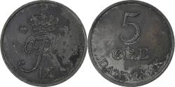 World Coins - Denmark, Frederik IX, 5 Øre, 1961, Copenhagen, , Zinc