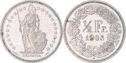 World Coins - Coin, Switzerland, 1/2 Franc, 1993
