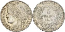 World Coins - Coin, France, Cérès, 5 Francs, 1870, Paris, , Silver, KM:819