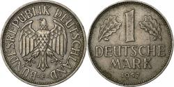 World Coins - GERMANY - FEDERAL REPUBLIC, Mark, 1957, Stuttgart, Copper-nickel,