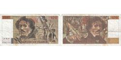 World Coins - France, 100 Francs, Delacroix, 1991, C.191, VF(20-25), Fayette:69bis.04a