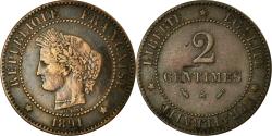 World Coins - Coin, France, Cérès, 2 Centimes, 1891, Paris, , Bronze, KM:827.1