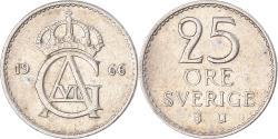 World Coins - Coin, Sweden, 25 Öre, 1966