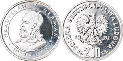 World Coins - Coin, Poland, 200 Zlotych, 1981, Warsaw, Proof, , Silver, KM:129