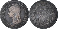 World Coins - France, Dupré, 5 Centimes, AN 5, Paris, , Copper, Gadoury:126