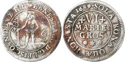 World Coins - Duchy of Brunswick-Lüneburg, Ernst August, 6 Mariengroschen, 1689, Silver