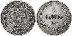 World Coins - Finland, Alexander III, Markka, 1892, Helsinki, Silver, , KM:3.2