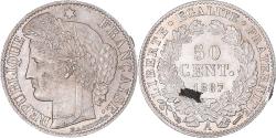 World Coins - Coin, France, Cérès, 50 Centimes, 1887, Paris, , Silver, KM:834.1
