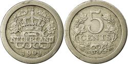 World Coins - Coin, Netherlands, Wilhelmina I, 5 Cents, 1909, , Copper-nickel, KM:137