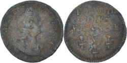 World Coins - Coin, France, Louis XVI, Liard, Uncertain date, Troyes, , Copper