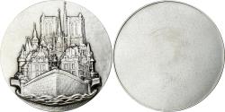 World Coins - France, Medal, Paris - L'ile de la cité, Silvered bronze, Delannoy,