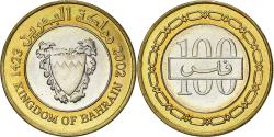World Coins - Coin, Bahrain, Hamed Bin Isa, 100 Fils, 2002/AH1423, , Bi-Metallic