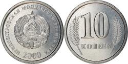 World Coins - Coin, Transnistria, 10 Kopeek, 2000, , Aluminum, KM:3