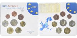 World Coins - Germany, Set 1c. to 2€, 2003, Berlin, UNC, , Bi-Metallic