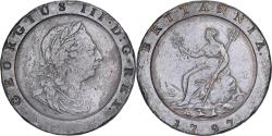 World Coins - United Kingdom, George III, 2 Pence, 1797, Soho, Copper,