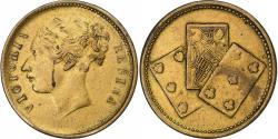 World Coins - United Kingdom, Medal, Casinos-Jeux, Reine Victoria, Brass,