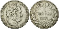 World Coins - Coin, France, Louis-Philippe, 5 Francs, 1847, Paris, , Silver