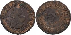 World Coins - Principality of Dombes, Marie de Bourbon-Montpensier, Double Tournois, 1620