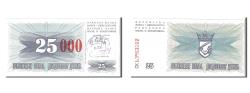 World Coins - Banknote, Bosnia - Herzegovina, 25,000 Dinara, 1993, KM:54c, UNC(65-70)
