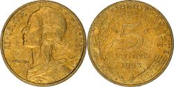 World Coins - Coin, France, Marianne, 5 Centimes, 1993, Paris, Col à 4 plis,