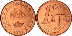 World Coins - Coin, Sweden, 1 Cent, 2003, Proof, , Copper