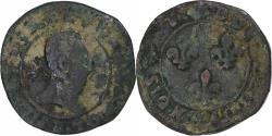 World Coins - France, Henri III, Double Tournois, Copper, , Gadoury:455