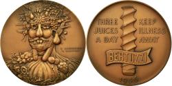 World Coins - Italy, Medal, Peinture, Giuseppe Arcimboldo, 1936, Johnson, , Bronze