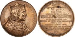 World Coins - France, Medal, Les Rois de France, Philippe VI, 1837, Bronze, Caqué,