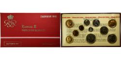 World Coins - Monaco, Rainier III, Coffret 1 c. à 100 frs., 1982, série FDC,