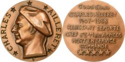 World Coins - France, Medal, Général Charles Ailleret, 1968, Copper,