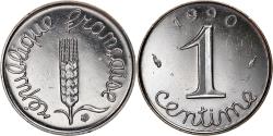 World Coins - Coin, France, Épi, Centime, 1990, Paris, , Stainless Steel, KM:928