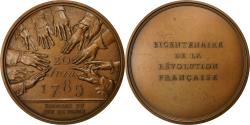 World Coins - France, Medal, Révolution Française, Serment du Jeu de Paume, 1987, Rodier