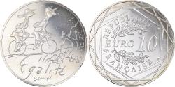 World Coins - France, 10 Euro, Egalité, 2014, Sempé, , Silver, Gadoury:EU718