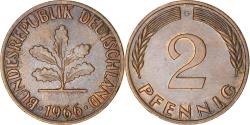 World Coins - Coin, GERMANY - FEDERAL REPUBLIC, 2 Pfennig, 1966, Karlsruhe, , Bronze