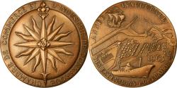 World Coins - France, Medal, Chambre de Commerce de Dunkerque, Shipping, 1963, Baron,