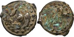 Ancient Coins - Lingones, Potin aux 3 poissons, ca. 80-50 BC, Bronze, , Delestrée:3261