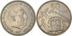 World Coins - Coin, Spain, Caudillo and regent, 50 Pesetas, 1971, , Copper-nickel