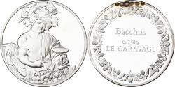 World Coins - France, Medal, Bacchus, Le Caravage, 1980, Silver, Proof,