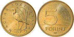 World Coins - Coin, Hungary, 5 Forint, 2010, Budapest, , Nickel-brass, KM:694